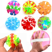 幼儿园吸盘球 包邮 粘板球闪光 吸板球 吸盘粘粘球 英语教学教具