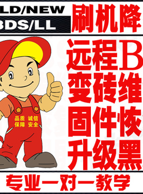 远程刷机3DS修理B9s服务A9LH无卡NEW3DSLL维修黑屏11.17在线解ban