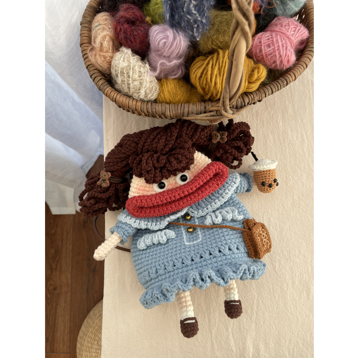 OneBlueNook香肠嘴手工手机包