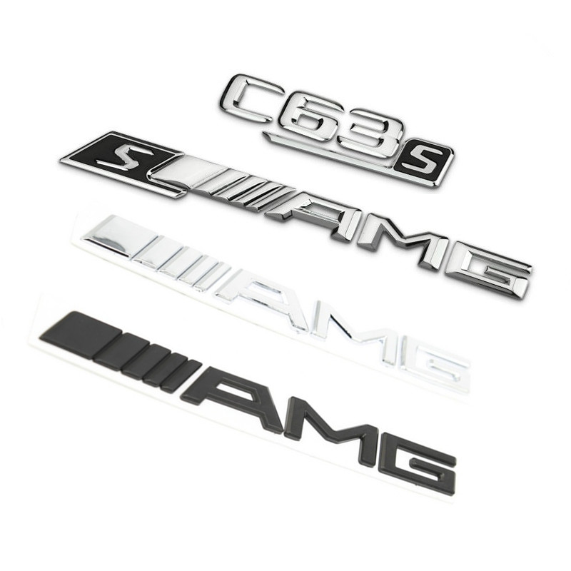 奔英文标字母标志贴驰 samg C63S C级S级E级车身贴尾标字标改装车