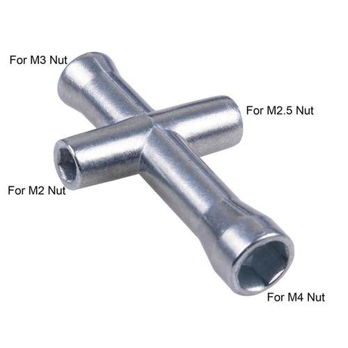 铜柱迷你十字扳手航模t20开口装车迷你通用25*48mm车工植保喷嘴