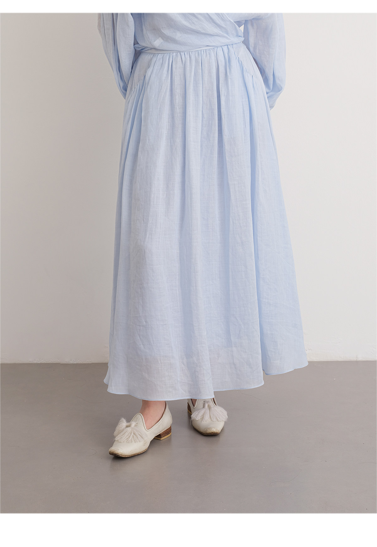 清浅蓝调 百搭显瘦 yuanyin原隐chic春夏休闲ins苎麻长款半身裙,女装/女士精品,半身裙,淘宝优惠券,粉丝福利购,淘宝优惠卷