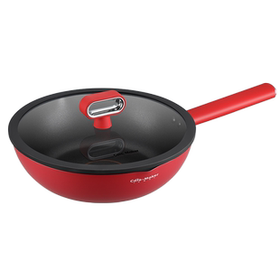 卡特马克不粘锅炒锅家用不沾平底锅炒菜锅燃气电磁炉专用炒菜耐用