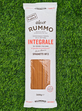 金巧意全麦意大利面长条直身圆形意面条RUMMO INTEGRALE SPAGETTI