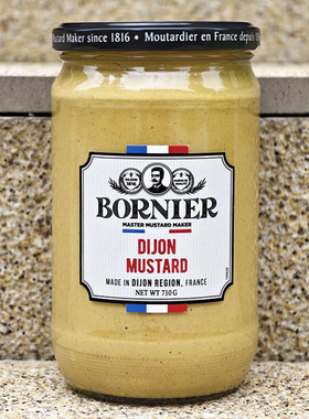 法国宝年大藏芥末酱汉堡炸鸡块复合调味料BORNIER DIJON MUSTARD