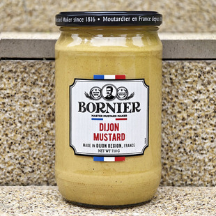 法国宝年大藏芥末酱汉堡炸鸡块复合调味料BORNIER DIJON MUSTARD