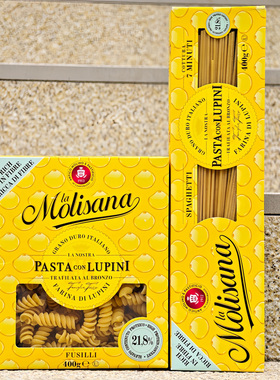 茉莉莎娜高蛋白螺旋形意大利面螺丝粉PASTA CON LUPINI FUSILLI