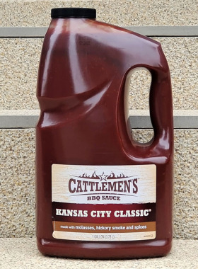美国堪萨斯城风味烧烤调味酱旗牌经典烧烤酱CATTLEMENS BBQ SAUCE