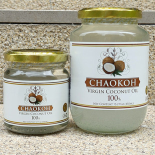 泰国进口100%初榨纯椰子油冷压榨食用油护发油VIRGIN OIL COCONUT
