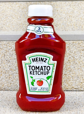 美国番茄沙司酱亨氏番茄酱配薯条披萨调味酱HEINZ TOMATO KETCHUP