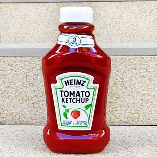 美国番茄沙司酱亨氏番茄酱配薯条披萨调味酱HEINZ TOMATO KETCHUP