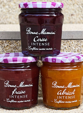法国进口蓓妮妈妈减糖草莓果酱杏樱桃酱面包涂抹酱0添加FRUIT JAM