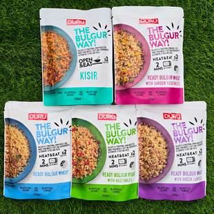 杜鲁速食什锦蔬菜沙拉粗麦饭小麦饭即食杂粮饭READY BULGUR WHEAT
