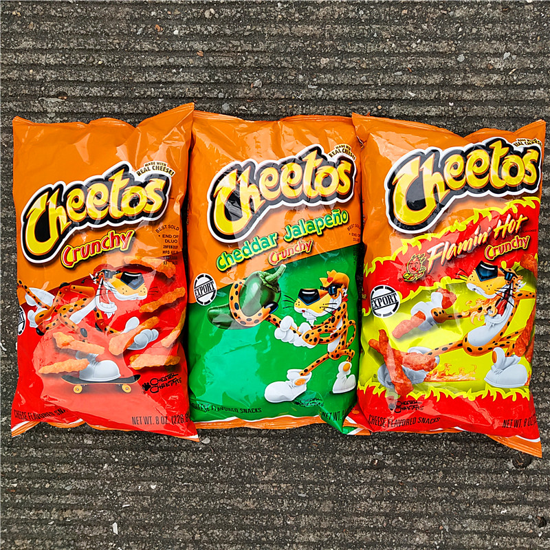 美国进口零食小吃奇多玉米棒芝士味粟米棒CHEETOS PUFFS CRUNCHY