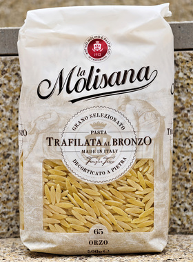 茉莉莎娜米形意大利面米粒状面食米型面宝宝辅食LA MOLISANA ORZO