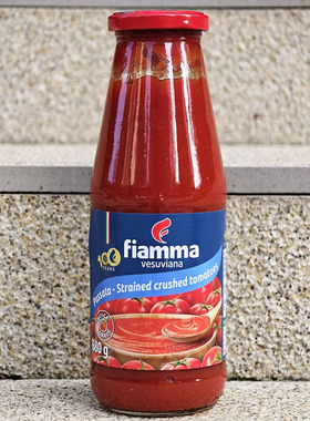 维拉火山意大利番茄酱去皮压碎蕃茄西餐意粉酱CRUSHED TOMATOES