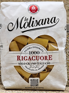 茉莉莎娜心形意大利面直筒爱心面通心粉面LA MOLISANA RIGACUORE