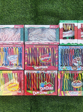 美国拐棍棒糖圣诞树装饰拐杖糖圣诞礼物糖果SPANGLER CANDY CANES