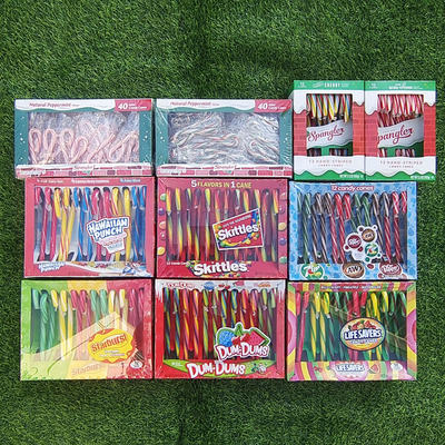 美国拐棍棒糖拐杖糖圣诞礼物糖果