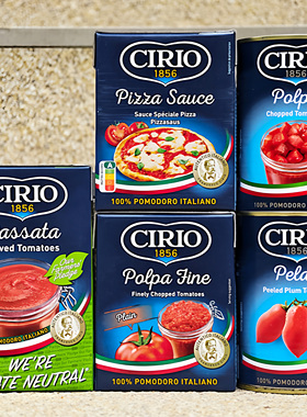 茄意欧意大利碎番茄泥披萨酱去皮番茄罐头焗面酱CHOPPED TOMATOES