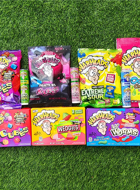 酸甜味嚼劲咀嚼果味软糖零食糖果WARHEADS SOUR SWEET HEWY CANDY