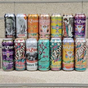 美国亚利桑那水果潘趣复合果汁饮料果味柠檬冰茶饮品ARIZONA TEA
