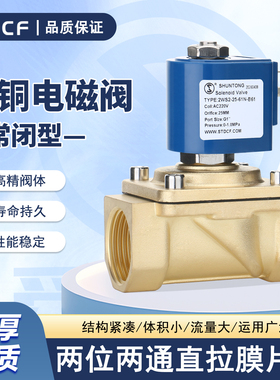 2WS2电磁阀塑封DN15DN20DN25AC220VDC防水直拉膜片进水电磁阀阀门