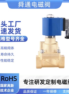 舜通高压STHA21黄铜AC220VDC24V活塞式先导式3mpa高压阀门