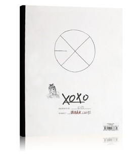 EXO 中文版 歌词本 签名小卡 亲亲抱抱 XOXO M专辑 现货 正版