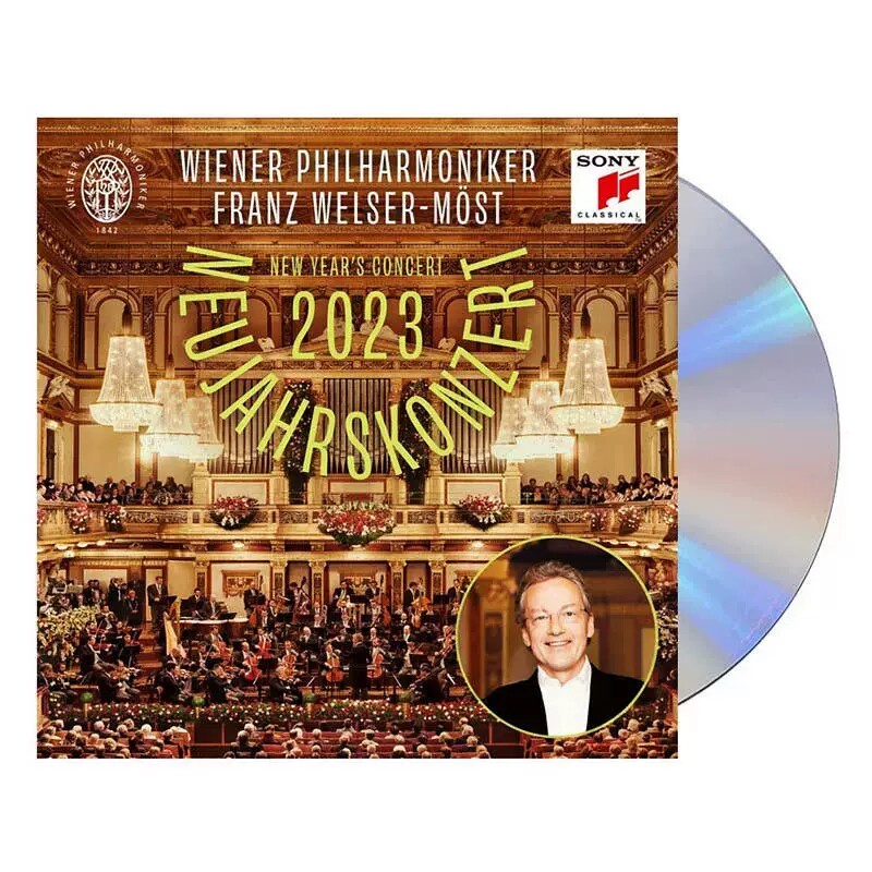 原版正版 2023年维也纳新年音乐会 韦尔瑟&middot;莫斯特 古典音乐CD碟