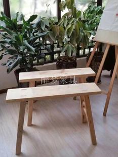 实木长条凳香樟木大板凳学生练功凳工厂家用餐桌火锅烧烤高马凳子