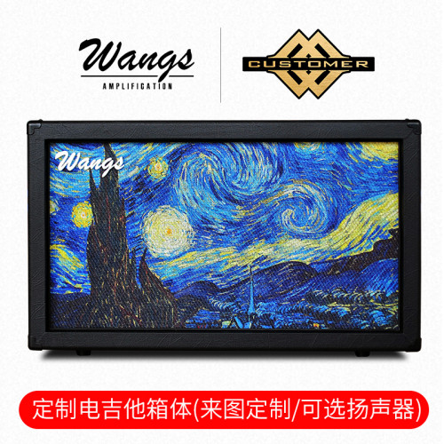 电吉他专业箱体Wangs彩绘定制