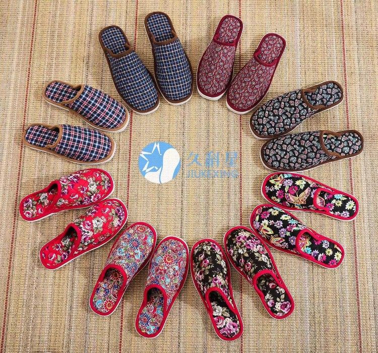 春秋薄款手工(半成品包头）轻便家居超软情侣丝棉布拖鞋帮面子f,居家布艺,居家棉拖/棉鞋,淘宝优惠券,粉丝福利购,淘宝优惠卷