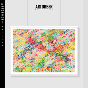 画女孩客厅卧室玄关大尺寸挂画六角彩子 潮流艺术版 Ayako Rokkaku