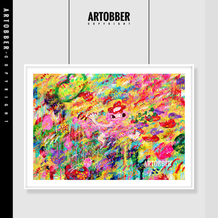 画客厅高清装 精品潮流艺术版 饰画卧室挂画 Rokkaku六角彩子 Ayako