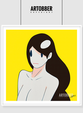 Takeru Amano天野健艺术版画沙发背景挂画潮流装饰画现代简约客厅