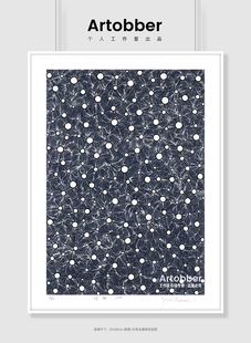 高端精品复制草间弥生潮流艺术版画卧室挂画客厅落地画高清装饰画