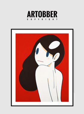 Takeru Amano天野健现代潮流艺术高清客厅餐厅挂画卧室玄关装饰画