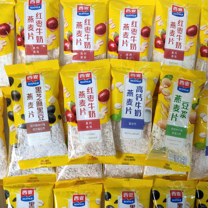 西麦燕麦片高钙红枣豆浆黑豆图片