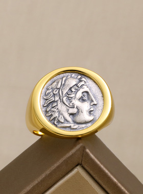 大力神S925纯银全视之眼戒指