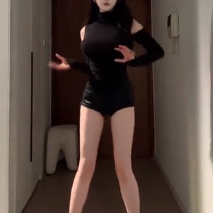 就这个酒杯腿~女网红大胸显瘦性感纯欲擦边打底衫女上衣长袖t恤女