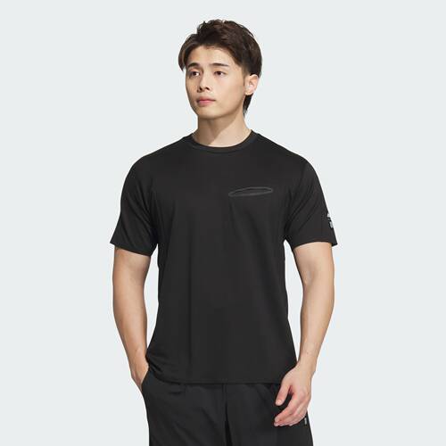 阿迪达斯运动休闲男子武极系列运动休闲短袖T恤JI8698|JI8699