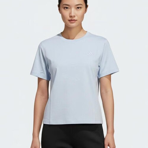 Adidas/阿迪达斯圆领耐磨速干短袖T恤女装KS5325