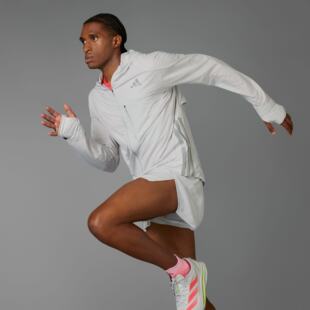 阿迪达斯专业运动男子箱根限定系列跑步运动修身连帽夹克外套