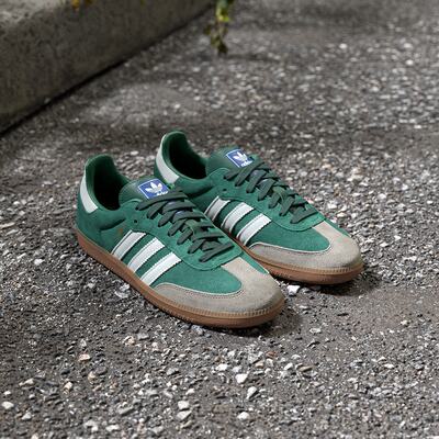 阿迪达斯三叶草SambaOG T头鞋板鞋经典复古百搭圆头薄底