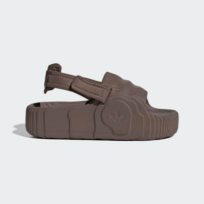 阿迪达斯三叶草Adilette22舒适百搭圆头一字带魔术贴厚底凉鞋