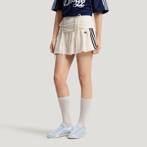 阿迪达斯三叶草女子BLK SKIRT 日常休闲运动短裙KU4760|KU4761