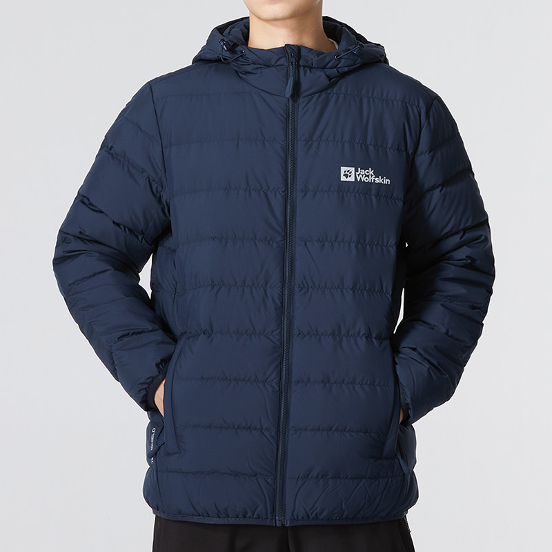 狼爪黑色棉羽外套男春运动服户外保暖羽绒衣夹克5222231 A62280