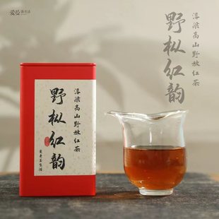 爱曼茶生活 野枞红韵2025年浮梁野放红茶槠叶种花蜜香80g