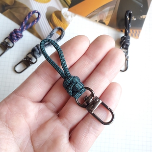 纯手工编织汽车绳卡防丢挂绳扣手机钥匙扣拉链包包相机短款挂件饰